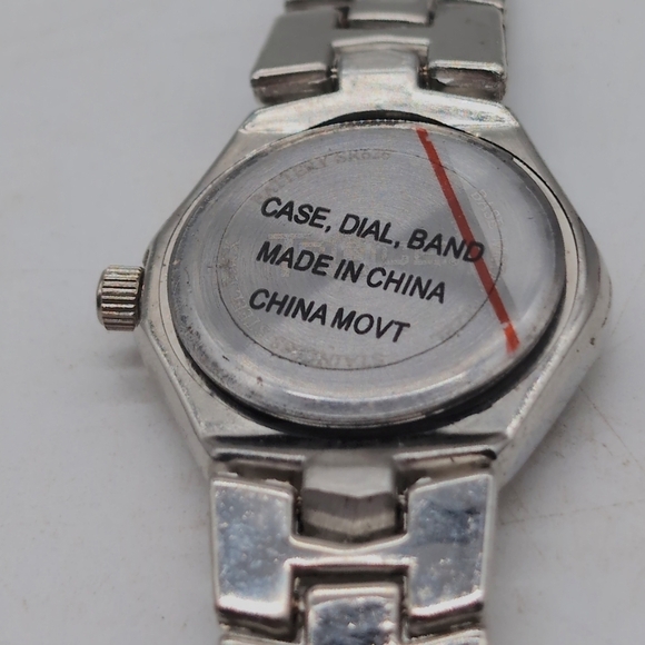 Truce Silver and Red Quartz Watch - Picture 4 of 4